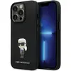 Image de Karl Lagerfeld KLHCP14XSMHKNPK iPhone 14 Pro Max 6.7" czarny/black Silicone Ikonik Metal Pin (Apple iPhone 14 Pro Max), Coque pour téléphone portable, Noir