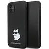 Image de Karl Lagerfeld KLHCN61SMHCNPK iPhone 11 / Xr 6.1" czarny/black hardcase Silicone C Metal Pin (Apple iPhone 11, Apple iPhone XR), Coque pour téléphone portable, Noir