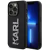 Image de Karl Lagerfeld KLHCP15X3DMBKCK iPhone 15 Pro Max 6.7" czarny/black hardcase 3D Rubber Glitter Logo (Apple iPhone 15 Pro Max), Coque pour téléphone portable, Noir
