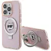 Image de Karl Lagerfeld KLHMP15LHMRSCHP iPhone 15 Pro 6.1" ró owy/pink hardcase Ring Stand Choupette Head Mag (Apple iPhone 15 Pro), Coque pour téléphone portable, Pink, Rose