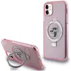 Image de Karl Lagerfeld KLHMN61HMRSKCP iPhone 11 / Xr 6.1" ró owy/pink hardcase Ring Stand Karl&Choupettte Ma (Apple iPhone 11, Apple iPhone XR), Coque pour téléphone portable, Pink, Rose