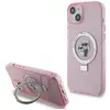 Image de Karl Lagerfeld KLHMP15MHMRSKCP iPhone 15 Plus 6.7" ró owy/pink hardcase Ring Stand Karl&Choupettte M (Apple iPhone 15 Plus), Coque pour téléphone portable, Pink, Rose