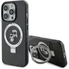 Image de Karl Lagerfeld KLHMP13XHMRSKCK iPhone 13 Pro Max 6.7" czarny/black hardcase Ring Stand Karl&Choupett (Apple iPhone 13 Pro Max), Coque pour téléphone portable, Noir