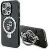 Image de Karl Lagerfeld KLHMP14LHMRSKCK iPhone 14 Pro 6.1" czarny/black hardcase Ring Stand Karl&Choupettte M (Apple iPhone 14 Pro), Coque pour téléphone portable, Noir