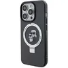 Image de Coque MagSafe pour iPhone 15 Pro Max avec Bague Support Antichoc Karl Lagerfeld Noir