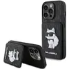Image de Karl Lagerfeld KLHCP15XSAKCNSCK iPhone 15 Pro Max 6.7" czarny/black hardcase Saffiano Cardslots and (Apple iPhone 15 Pro Max), Coque pour téléphone portable, Noir