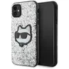 Image de Karl Lagerfeld KLHCN61G2CPS iPhone 11 / Xr 6.1" srebrny/argent hardcase Glitter Choupette Patch (Apple iPhone 11, Apple iPhone XR), Coque pour téléphone portable, Argent