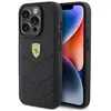 Image de Ferrari FEHCP15LRDUK iPhone 15 Pro 6.1" czarny/black hardcase Quilted Metal Logo (Apple iPhone 15 Pro), Coque pour téléphone portable, Noir