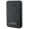 Image de Guess Powerbank 15W GUPB5LP4GEGK 5000mAh czarny/black 4G Leather Metal Logo (5000 mAh, 15 W), Chargeur de secours, Noir