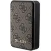 Image de Guess Powerbank 18W GUPB10DP4GEGW 10000mAh br zowy/brown 4G Leather Metal Logo (10000 mAh, 18 W), Chargeur de secours, Marron
