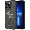 Image de Guess PU 4G Metal Logo Case pour Apple iPhone 15 Pro - noir (Apple iPhone 15 Pro), Coque pour téléphone portable, Noir