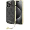 Image de Guess GUHCP15XGF4GGR iPhone 15 Pro Max 6.7" szary/grey hardcase 4G Charms Collection (Apple iPhone 15 Pro Max), Coque pour téléphone portable, Gris