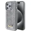 Image de Coque pour iPhone 15 Pro Max - Guess Sequin Script Metal (GUHCP15XPSFDGSS) - Argent