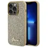 Image de Guess GUHCP14XPMSDGSD iPhone 14 Pro Max 6.7" z oty/gold hardcase Disco Metal Script (Apple iPhone 14 Pro Max), Coque pour téléphone portable, Or