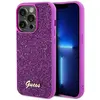 Image de Guess GUHCP14LPMSDGSF iPhone 14 Pro 6.1" fuksja/fuschia hardcase Disco Metal Script (Apple iPhone 14 Pro), Coque pour téléphone portable, Violet, Pink