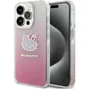 Image de Hello Kitty HKHCP15LHDGKEP iPhone 15 Pro 6.1" ró owy/rose hardcase IML Gradient Electrop Kitty Head (Apple iPhone 15 Pro), Coque pour téléphone portable, Transparent, Pink