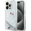 Image de Hello Kitty HKHCP14XLIKHET iPhone 14 Pro Max 6.7" srebrny/argent hardcase Liquid Glitter Charms Kitt (Apple iPhone 14 Pro Max), Coque pour téléphone portable, Argent