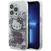 Image de Hello Kitty HKHCP15XHDGPHT iPhone 15 Pro Max 6.7" bia y/white hardcase IML Kitty On Bricks Graffiti (Apple iPhone 15 Pro Max), Coque pour téléphone portable, Blanc