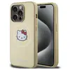 Image de Hello Kitty HKHMP15XPGHCKD iPhone 15 Pro Max 6.7" z oty/gold hardcase cuir Kitty Head MagSafe (Apple iPhone 15 Pro Max), Coque pour téléphone portable, Or