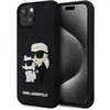 Image de Karl Lagerfeld 3D Rubber Karl et Choupette Case pour iPhone 13 Noir (Apple iPhone 13), Coque pour téléphone portable, Noir