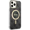 Image de Guess GUHMP15LH4STK iPhone 15 Pro 6.1" czarny/black hardcase IML 4G MagSafe (Apple iPhone 15 Pro), Coque pour téléphone portable, Gris, Noir