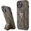 Image de Guess GUHCP15SPGS4TDW iPhone 15 6.1" br zowy/brown hardcase Grip Stand 4G Triangle Strass (Apple iPhone 13, Apple iPhone 14, Apple iPhone 15), Coque pour téléphone portable, Marron