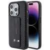 Image de BMW BMHCP15LGSPCCK iPhone 15 Pro 6.1" czarny/black hardcase Grip Stand Smooth & Carbon (Apple iPhone 15 Pro), Coque pour téléphone portable, Noir