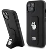Image de Coque pour iPhone 15 Plus / iPhone 14 Plus - Karl Lagerfeld Saffiano Gripstand (KLHCP15MGSACHPK) - Choupette Pins