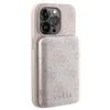 Image de Pack Coque pour iPhone 14 Pro MagSafe Saffiano et Powerbank 5000mAh Guess Rose