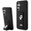 Image de Karl Lagerfeld KLHCS23FEGSAKCPK S23 FE S711 czarny/black hardcase Gripstand Saffiano Karl&Choupette (Samsung Galaxy S23 FE), Coque pour téléphone portable, Noir