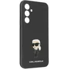 Image de Coque pour Samsung Galaxy S23 FE Design Ikonik Métal Silicone Rigide Karl Lagerfeld Noir