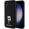 Image de Karl Lagerfeld KLHCS23FEMHKNPK S23 FE S711 czarny/black Silicone Ikonik Metal Pin (Samsung Galaxy S23 FE), Coque pour téléphone portable, Noir