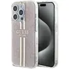 Image de Guess GUHCP14XH4PSEGP iPhone 14 Pro Max 6.7" ró owy/rose hardcase IML 4G Gold Stripe (Apple iPhone 14 Pro Max), Coque pour téléphone portable, Or, Pink