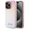 Image de Guess GUHCP14XPSAIRSP iPhone 14 Pro Max 6.7" ró owy/rose hardcase Saffiano Iridescent Script (Apple iPhone 14 Pro Max), Coque pour téléphone portable, Pink, Rose