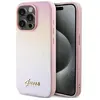 Image de Guess GUHCP15LPSAIRSP iPhone 15 Pro 6.1" ró owy/pink hardcase Saffiano Iridescent Script (Apple iPhone 15 Pro), Coque pour téléphone portable, Rose, Pink