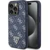 Image de Guess GUHCP15LPG4GPB iPhone 15 Pro 6.1" niebieski/blue hardcase 4G Triangle Metal Logo (Apple iPhone 15 Pro), Coque pour téléphone portable, Bleu