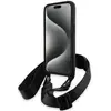 Image de BMW BMHCP15L23PSCCK iPhone 15 Pro 6.1" czarny/black hardcase M Edition Carbon Stripe & Strap (Apple iPhone 15 Pro), Coque pour téléphone portable, Noir