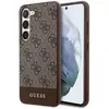 Image de Guess Étui pour S24+ S926 GUHCS24MG4GLBR étui rigide 4G Stripe Collection marron (Samsung Galaxy S24+), Coque pour téléphone portable, Marron