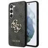 Image de Guess PU 4G Metal Logo Case- brown (Samsung Galaxy S24), Coque pour téléphone portable, Noir, Gris