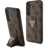 Image de Guess GUHCSPGS4TDW S921 br zowy/brown hardcase Grip Stand 4G Triangle Strass (Samsung Galaxy S24), Coque pour téléphone portable, Marron