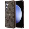 Image de Guess GUHMSG4GFRW S921 br zowy/brown hardcase 4G Collection Leather Metal Logo MagSafe (Samsung Galaxy S24), Coque pour téléphone portable, Marron