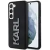 Image de Karl Lagerfeld KLHCS23S3DMBKCK S23 S911 czarny/black étui rigide 3D Rubber Glitter Logo (Samsung Galaxy S23), Coque pour téléphone portable, Noir