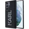 Image de Karl Lagerfeld KLHCS23L3DMBKCK S23 Ultra S918 czarny/black étui rigide 3D Rubber Glitter Logo (Samsung Galaxy S23 Ultra), Coque pour téléphone portable, Noir