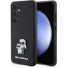 Image de Karl Lagerfeld KLHCSPSAKCMPK S921 hardcase czarny/black Saffiano Karl & Choupette Metal Pin (Samsung Galaxy S24), Coque pour téléphone portable, Noir