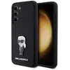 Image de Coque pour Samsung Galaxy S23 - Karl Lagerfeld Silicone (KLHCHCS23SSMHMHKKNPK) - Ikonik Metal Pin