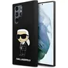 Image de Karl Lagerfeld KLHCS24LSNIKBCK S24 Ultra S928 hardcase czarny/black Silicone Ikonik (Samsung Galaxy S24 Ultra), Coque pour téléphone portable, Noir