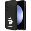 Image de Karl Lagerfeld KLHCSSNCHBCK S921 étui rigide czarny/black Silicone Choupette (Samsung Galaxy S24), Coque pour téléphone portable, Noir