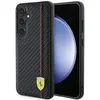 Image de Ferrari FEHCSN3DUR S921 czarny/black hardcase Ligne carbone imprimée (Samsung Galaxy S24), Coque pour téléphone portable, Noir
