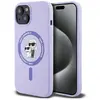 Image de Karl Lagerfeld KLHMP15SSCMKCRHU iPhone 15 6.1" fioletowy/pourpre HC MagSafe Silicone KC Heads Ring (Apple iPhone 15), Coque pour téléphone portable, Violet