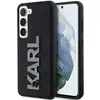 Image de Coque pour Samsung Galaxy S24 - Karl Lagerfeld Design 3D (KLHCHCS24S3DMBKCKCK) - Logo Pailleté en Caoutchouc